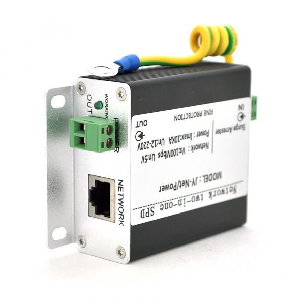
					Грозозахист для мереж LAN і живленням POE (Network + Power Lightning)