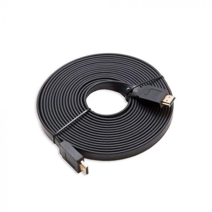 
					Кабель Merlion HDMI-HDMI 10m, v1.4, плоский Black, (Пакет), Q60