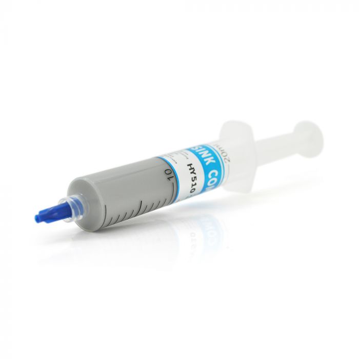 
					Паста термопровідна HY-510 30g, шприц, Grey,> 1,93W / m-K, <0.225 ° C-in² / W, -30 ° ≈300 °, OEM Q5