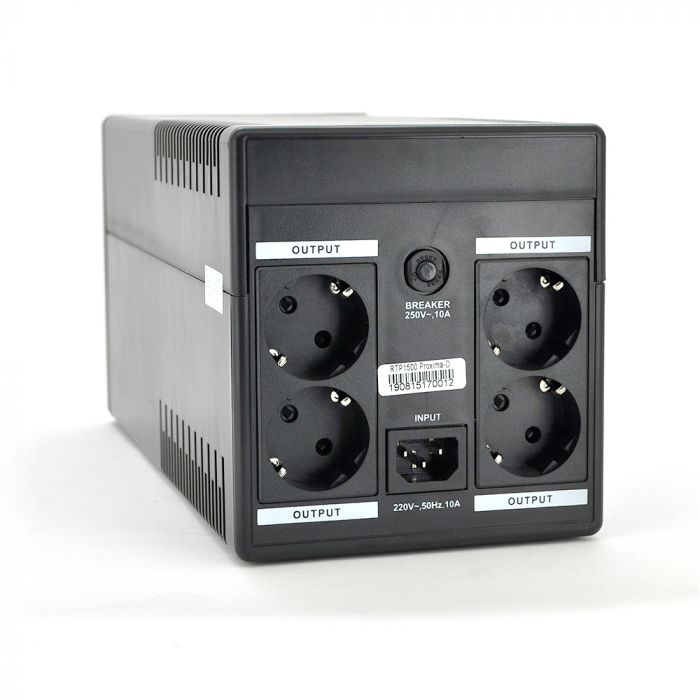 
					ДБЖ Ritar RTP1000 (600W) Proxima-D, LCD, AVR, 3st, 4xSCHUKO socket, 2x12V7Ah, plastik Case ( 460 x 225 X 245 ) 9,4 кг Q2