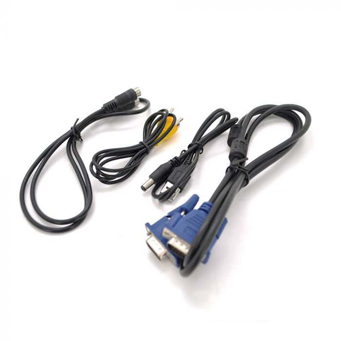 
					Конвертер VGA (IN) на VGA (OUT), S-Video TV (OUT), RCA (OUT), Box