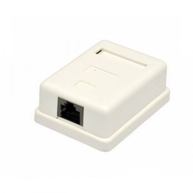 Розетка 1-портова RJ45 кат.5e
