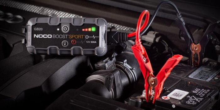 Пуско-зарядний пристрій Noco GB20 Boost Sport 500A UltraSafe Lithium Jump Starter, IP65, Power Bank
