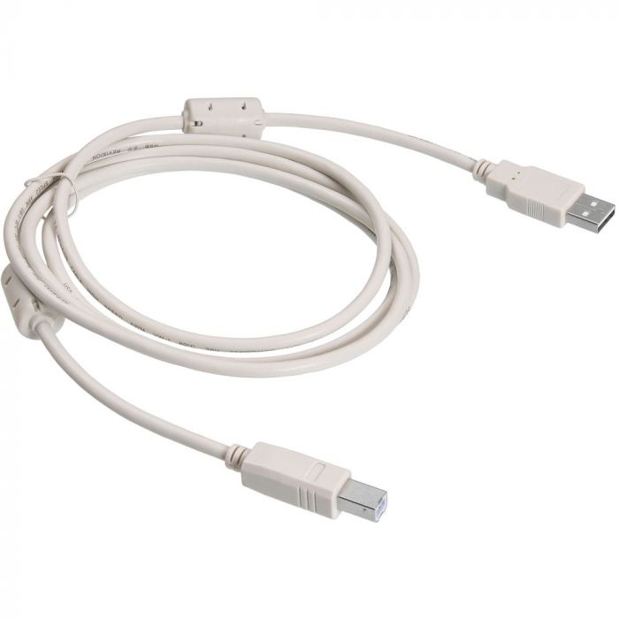 
					Кабель USB 2.0 AM / BM, 1,5m, 1 ферит, прозорий