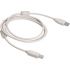 
					Кабель USB 2.0 AM / BM, 1,5m, 1 ферит, прозорий