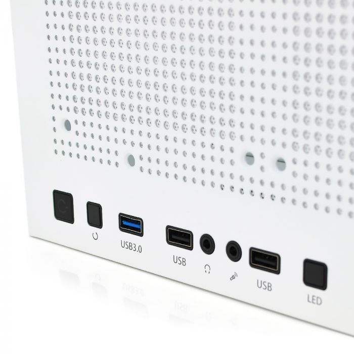 
					Комп'ютерний корпус YOGO M2PRO - 0.7mm SPCC, ATX, 1x3.0 USB+2x2.0 USB+Audio, White, (411x216x490mm), без БП
