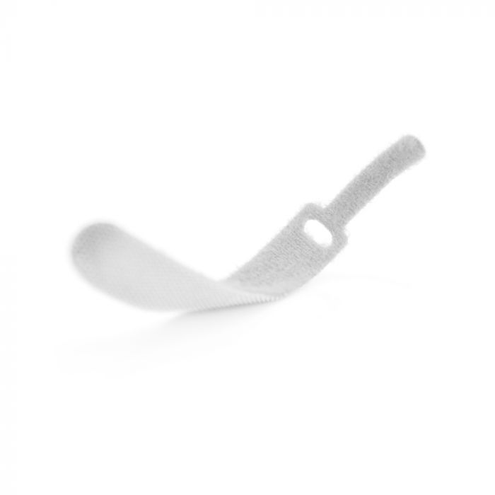 
					Стяжки на липучці 12 * 150мм, білі, ціна за штуку