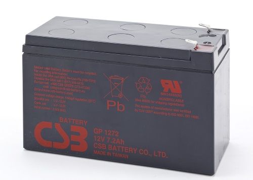 Акумуляторна батарея CSB 12V  7.2Ah (GP1272F2) (1.8кг)