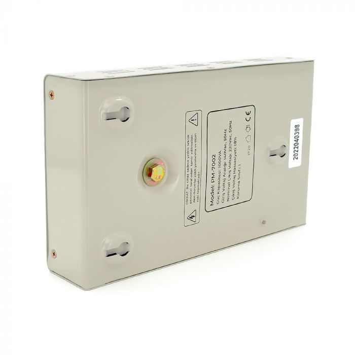 
					Стабилизатор напряжения настенный релейный POWERMASTER SW-1000, 1000W, LED, 6 ступеней, 120-275V, 220 ± 7%, 2 Shuko, Металл, White