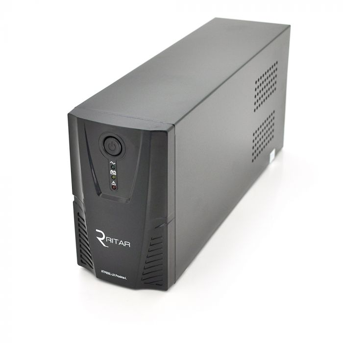 
					ДБЖ Ritar RTP650L-UX-IEC (390W) Proxima-L, LED, AVR, 3st, USB, 4xIEC-320 C14, 145-290Vac, 1x12V7Ah, plastik Case (314 x 97 X 143) 4,6 кг Q4
