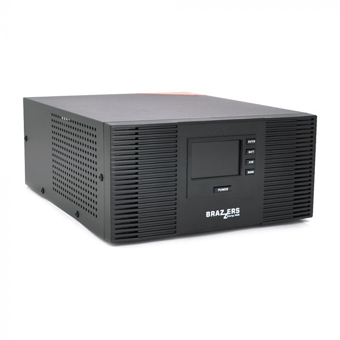 
					Інвертор BRAZZERS BRSW-LFP-800-12 (640Вт), під зовнішній АКБ 12V(LiFePo4/GEL/AGM), струм заряду 10/20A, BOX