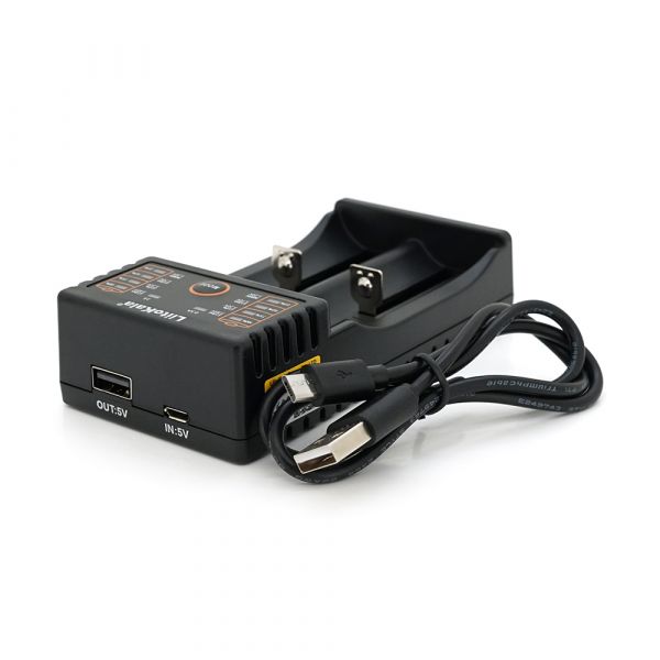 
					ЗП універсальний Liitokala lii-202, 2 канали, LCD дисплей, підтримує Li-ion, Ni-MH і Ni-Cd AA (R6), ААA (R03), AAAA, С (R14)