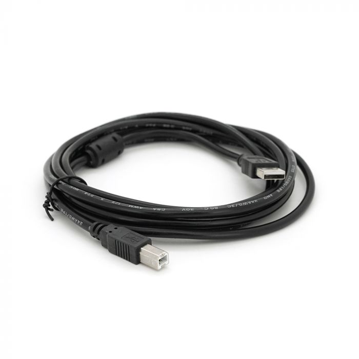 
					Кабель USB 2.0 AM/BM, 3.0m, 1 феррит, черный, Пакет Q200