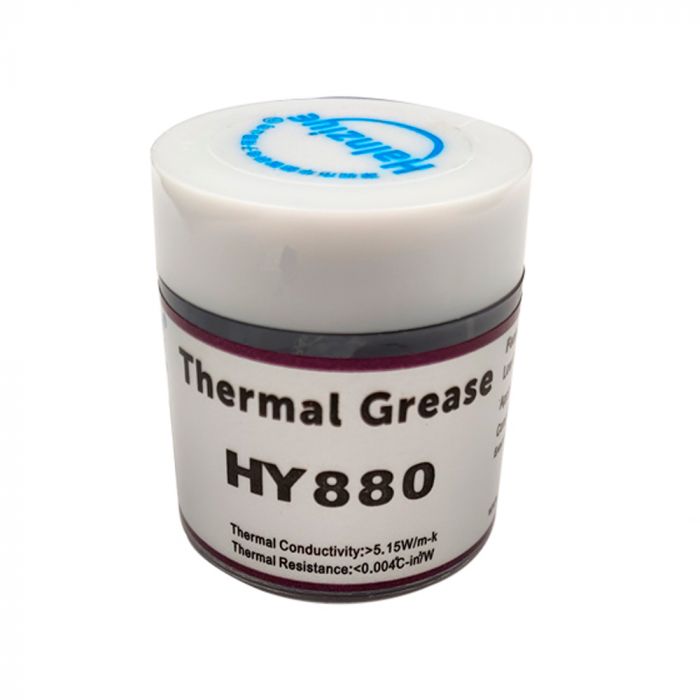
					Паста термопровідна HY-880 15g, банка, Grey,> 5,15W / m-K, <0.004 ° C-in² / W, -30 ° ≈340 °, Блистер Q50
