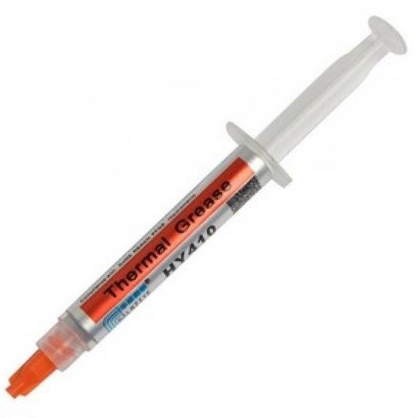 
					Паста термопровідна HY-410 3g, шприц, White,> 0,925W / m-K, <0.262 ° C-in² / W, -30 ° ≈280 °, В'язкість -1K cPs, OEM Q20