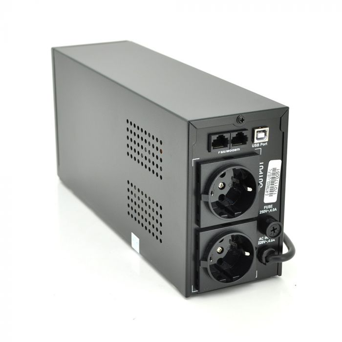 
					ДБЖ Ritar E-RTM600L-U (360W) ELF-L, LED, AVR, 2st, USB, 2xSCHUKO socket, 1x12V7Ah, metal Case  Q4 (370*130*210) 4,8 кг (310*85*140)