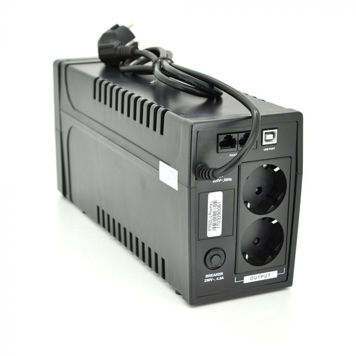 
					ДБЖ Ritar RTP600L-U (360W) Proxima-L, LED, AVR, 2st, USB, 2xSCHUKO socket, 1x12V7Ah, plastik Case ( 340 x 140 X 205)  Q4