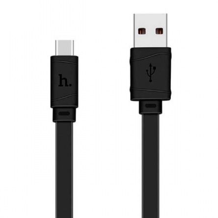 
					Кабель Hoco X5 Bamboo, Type-C-USB, 2.4A, Black, довжина 1м, BOX