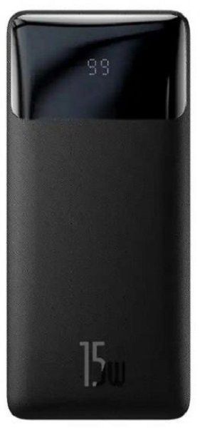 Універсальна мобільна батарея  10000mAh BASEUS 15W, Bipow Digital Display, Black