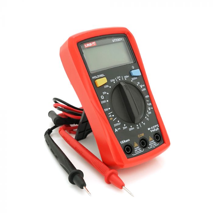 
					Мультиметр UNI-T UT33С+ Измерения: V, A, R, T