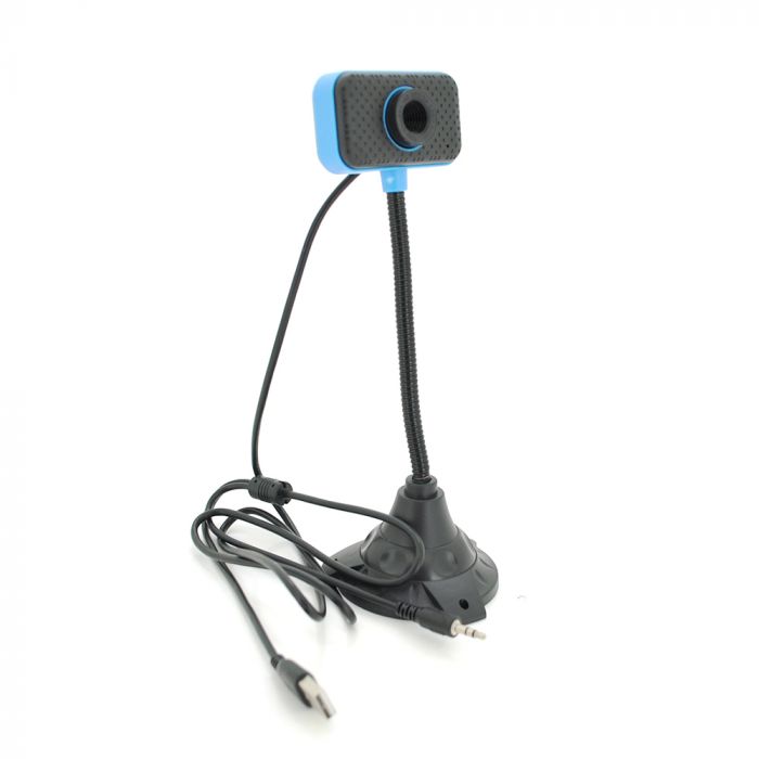 
					Вебкамера з гарнітурою MGLE, 1.3Mpx, пласт. корпус, Black, OEM