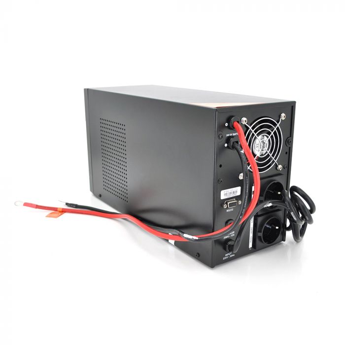 
					Інвертор з правильною синусоїдою RITAR RTSW-1500 LCD (1000Вт), 24В, під зовнішній АКБ, Q1 (500*245*350) 14,9 кг (400*145*210)