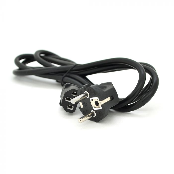 
					Кабель живлення Schuko PC-186 CEE7 / 17-C13, 1.2M, 0.75mm, OEM (євровилках) Q25 / 300 МЕДЬ !!!!!