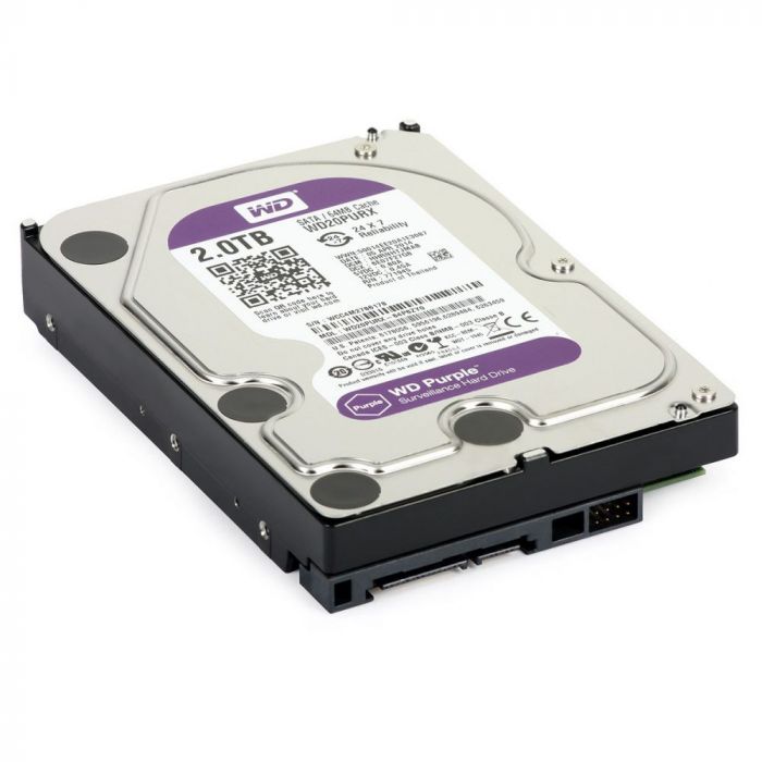
					Жорсткий диск 3.5 "WD20PURX, 2 ТБ, SATA 6 Гб / с, IntelliPower, кеш 64 МБ