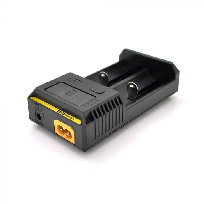 
					Зарядний пристрій універсальний Nitecore Intellicharger i2, 2 канали, LED інд., Підтримує Li-ion, Ni-MH і Ni-Cd AA (R6), ААA (R03), AAAA, С (R14)