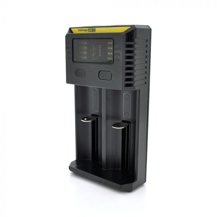 
					Зарядний пристрій універсальний Nitecore Intellicharger i2, 2 канали, LED інд., Підтримує Li-ion, Ni-MH і Ni-Cd AA (R6), ААA (R03), AAAA, С (R14)
