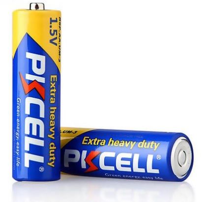 
					Батарейка сольова PKCELL 1.5V AA / R6, 2 штуки shrink ціна за shrink, Q20/360