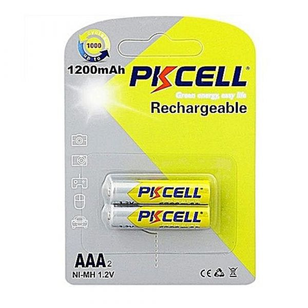 
					Акумулятор PKCELL 1.2V AAA 1200mAh NiMH Rechargeable Battery, 2 штуки в блістері ціна за блістер, Q12