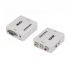 
					Конвертер Mini, VGA to AV, ВЫХОД 3RCA(мама) на ВХОД VGA(мама), 720P/1080P, White, BOX