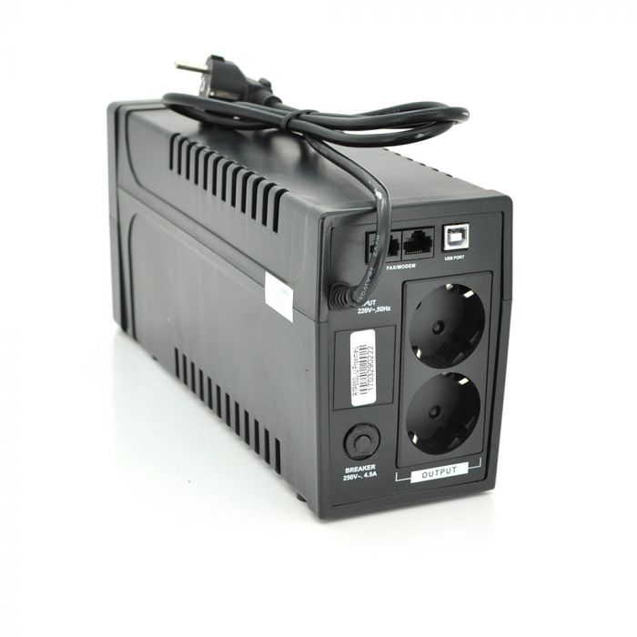 
					ДБЖ Ritar RTP650L-U (390W) Proxima-L, LED, AVR, 2st, USB, 2xSCHUKO socket, 1x12V7Ah, plastik Case ( 340 x 140 X 205) 4.7 кг Q4