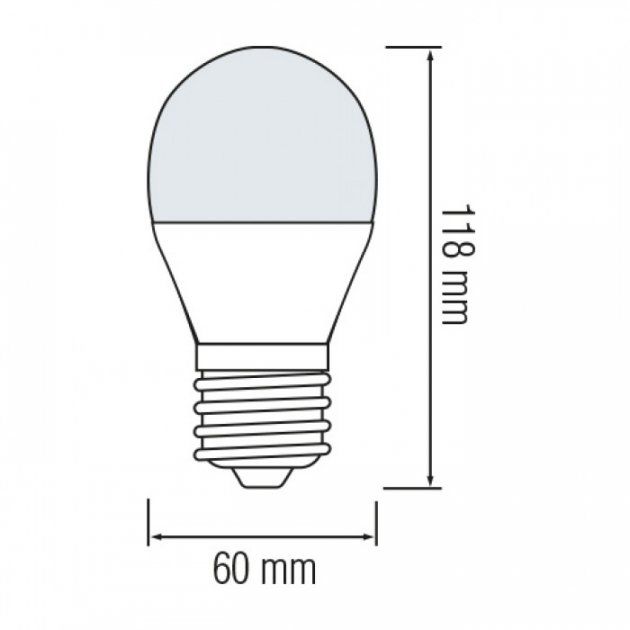 Лампочка LED Horoz (E27, 12W, 6400К, 1050 Лм) (001 006 0012 6400)