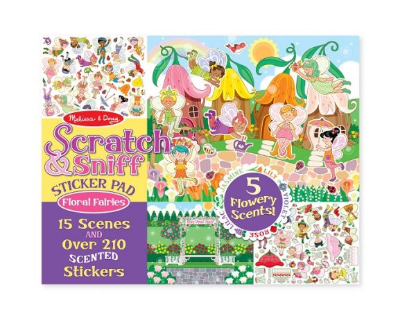 Набір ароматизованих наліпок Melissa & Doug Квіткові феї (MD9148)