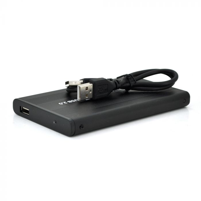 
					Карман ShuoLe-U35E-SATA, 2,5 "алюмінієвий корпус, інтерфейс USB2.0 SATA, black