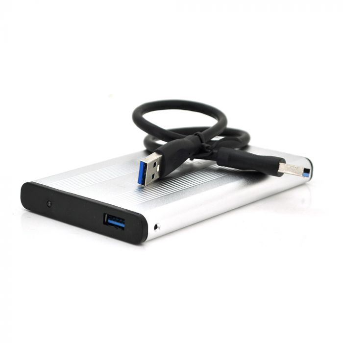 
					Карман VFAN 2,5 "корпус метал, інтерфейс USB3.0 SATA, Silver
