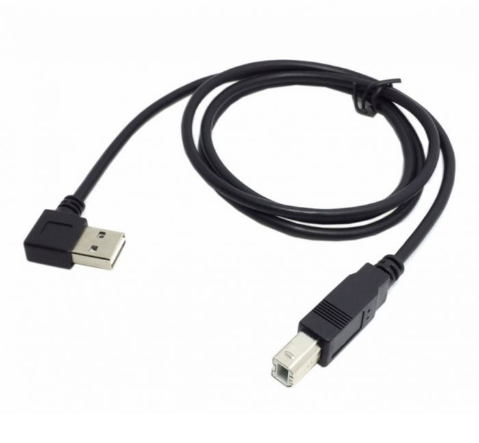 
					Кабель USB 2.0 RITAR AM/BM, 3.0m, угловой 90°, черный