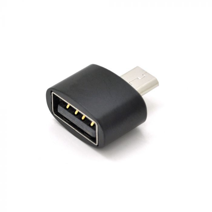 
					Перехідник YHL888 USB2.0(AF) OTG => microUSB(M), Black, Blister