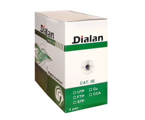 
					Кабель КПВ 4*2*0,50 (200МГц UTP-cat.5E), DL( CU), ізоляція ПВХ, для внутр. робіт, 305м.BOX