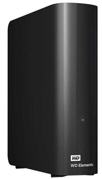 Зовнішній жорсткий диск USB 3.0  10TB 3.5''  Western Digital Elements Desktop Black  (WDBWLG0100HBK-EESN)