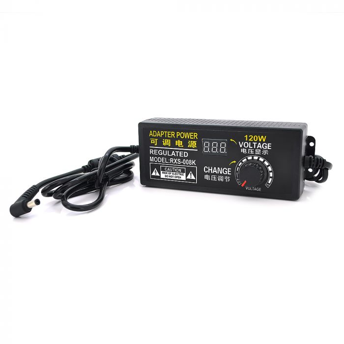 
					Адаптер живлення NZX-31250 з регулюванням 3-12V 10A, штекер 5,5 * 2,5, LED - індикація