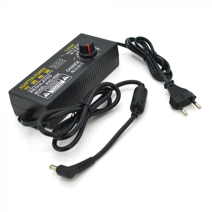 
					Адаптер живлення NZX-31250 з регулюванням 3-12V 10A, штекер 5,5 * 2,5, LED - індикація
