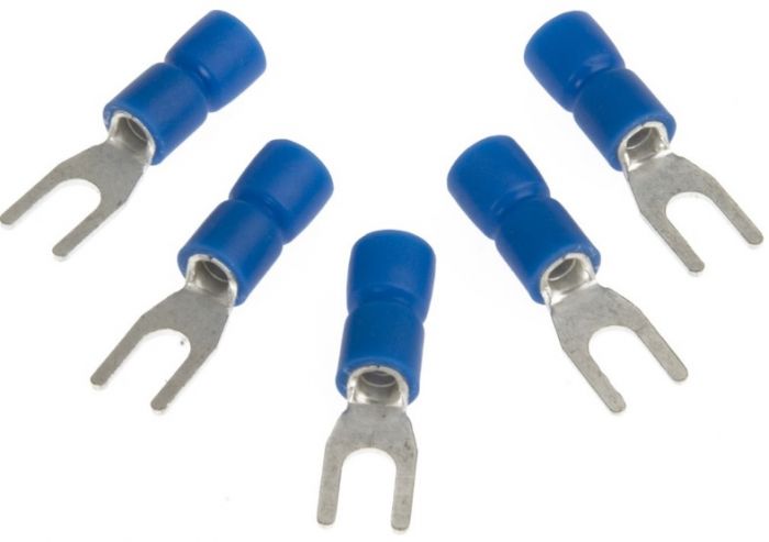 
					Клема тип "U" 0.5мм, SV2-3.2, провід 1.5-2.5, ізольована, максимальний струм 27А, під обтискача, латунь, 100 штук в упаковці, ціна за упаковку