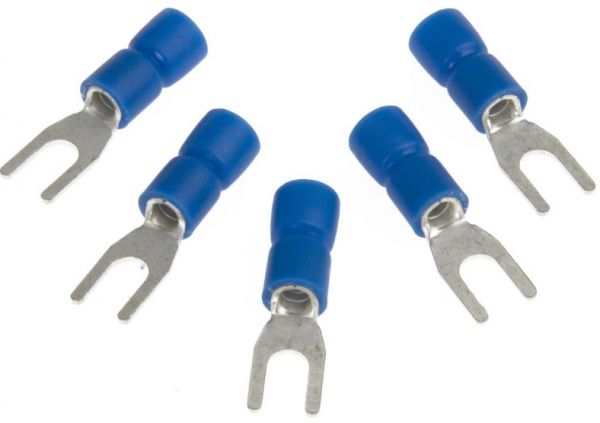 
					Клема тип "U" 0.7мм, SV5.5-4, провід 4.0-6.0, ізольована, максимальний струм 48А, під обтискача, латунь, 100 штук в упаковці, ціна за упаковку