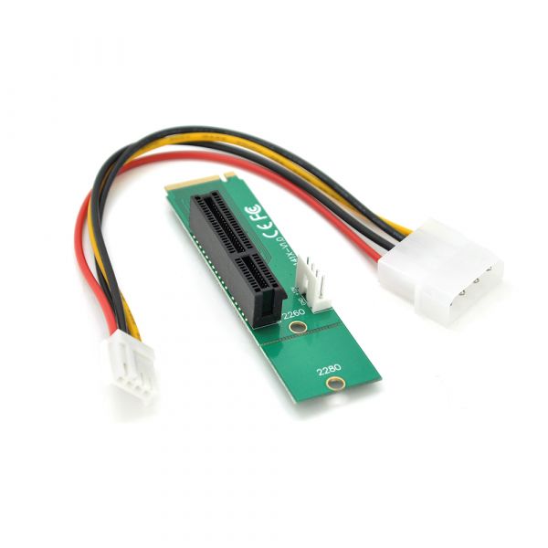 
					Адаптер M2-PCI-e x4, MOLEX => 4pin, викрутка +, Пакет