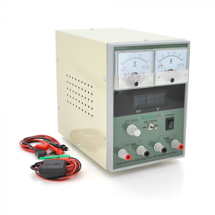 
					Блок живлення з цифровою індикацією BAKKU BK 1501N