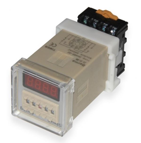 
					Реле часу DH48S-2Z з індикацією затримки часу +  колодка для підключення, 220 VAC