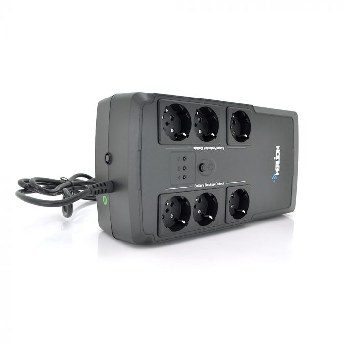 
					ДБЖ Merlion BUDA 400 (210W) LED, 180-270VAC, AVR 1st, 6 SCHUKO (3 * BatteryBackup + 3 * Surge), 1x12V4Ah, plastik Case Q4 (305x159x95) 2.5кг